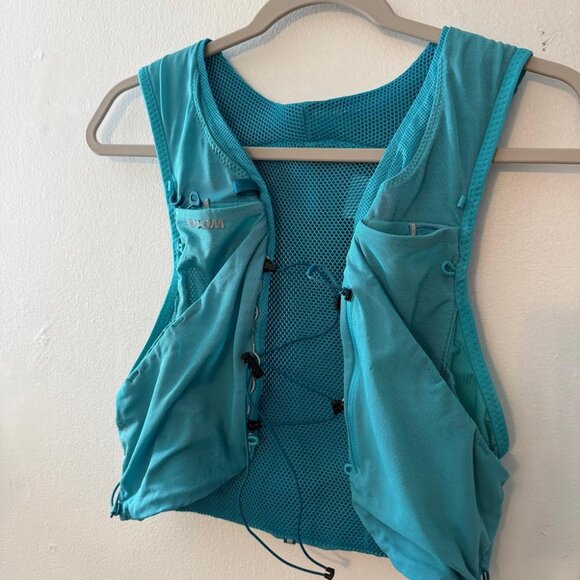 Salomon Advanced Skin 5 Running Hydration Vest Unisex L, Tahitian Tide/Blue - Picture 3 of 9